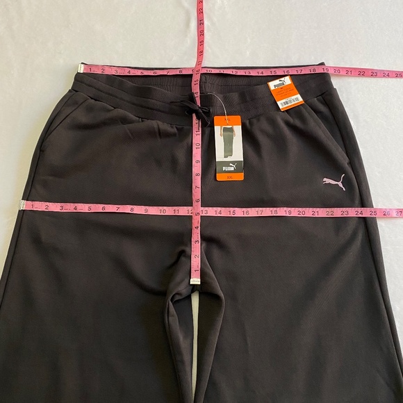 PUMA Ladies' Fleece Pants, Straight Leg, Black, XXL, NWT - Picture 10 of 16